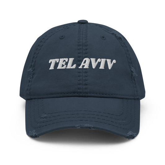 Tel Aviv Distressed Dad Hat