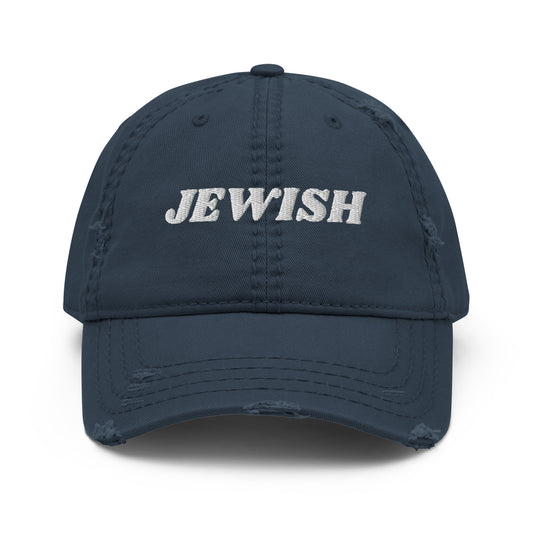 Jewish Distressed Dad Hat