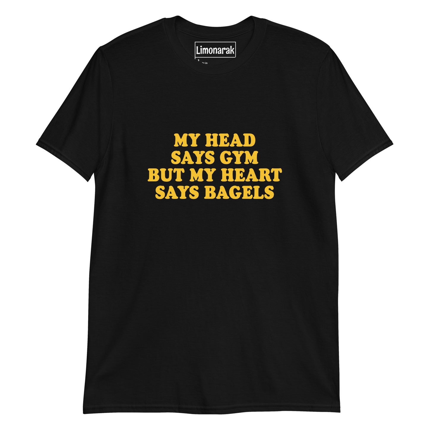 Black Bagel Shirt - Love Bagels? Looking for a gift for a bagel enthusiast? This bagel lover shirt is just what your need! It's a classic cotton tee with a funny bagel saying on the front. Stand out and eat bagels in our bagels shirt.