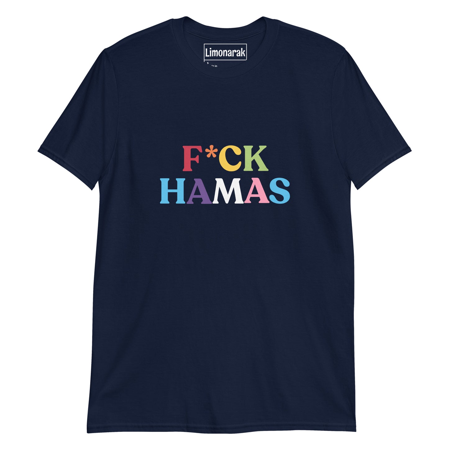 Navy F*ck Hamas T-Shirt