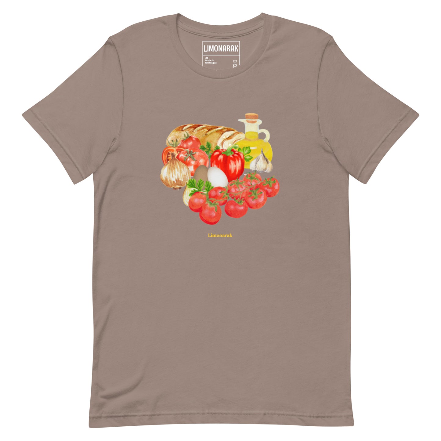 Pebble Shakshuka T-Shirt -Love shakshuka? Missing the flavors of the Middle East? Our Shakshuka T-Shirt features all the key ingredients you need for classic Israeli shakshuka. It's a comfortable graphic tee with a unique and colorful shakshuka design made just for you. This shakshuka shirt is perfect for everyday streetwear or a unique gift for a shakshuka lover.