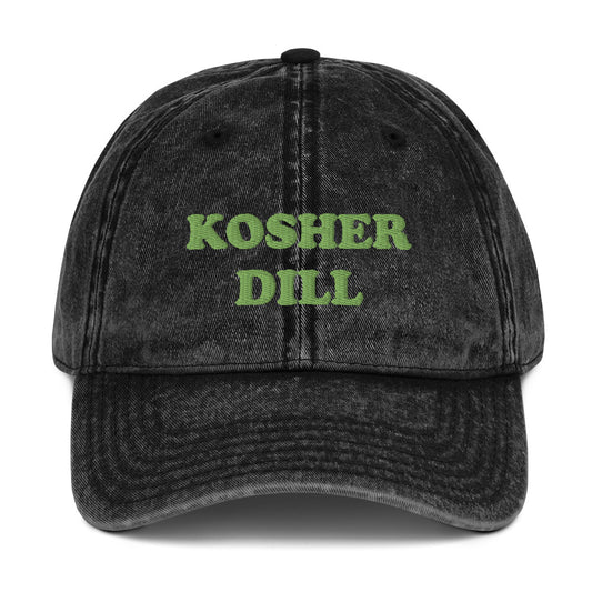 Black Kosher Dill Pickles Hat - Love pickles? Looking for a funny gift for the pickle friend? Introducing out kosher dill hat! It's a comfortable cotton dad hat with a design for pickles lovers. Eat your favorite kosher dills in this funny hat and you're sure to turn heads. Looking for something personalized? Shoot us a message!