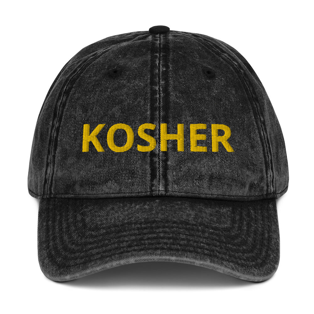 Black kosher hat