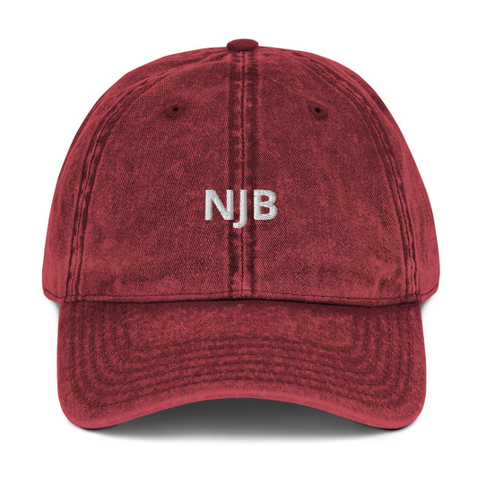 Maroon NJB hat - Are you a nice Jewish boy? Looking for a gift for your favorite NJB? Our Nice Jewish Boy Hat is comfortable, comes in a variety of colors and is made just for you. It's a classic dad, expertly embroidered with "NJB". Let your hat do the talking. Looking for something personalized? Shoot us a message!