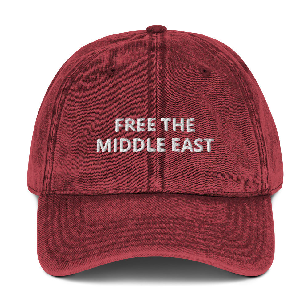 Maroon Free The Middle East Hat 