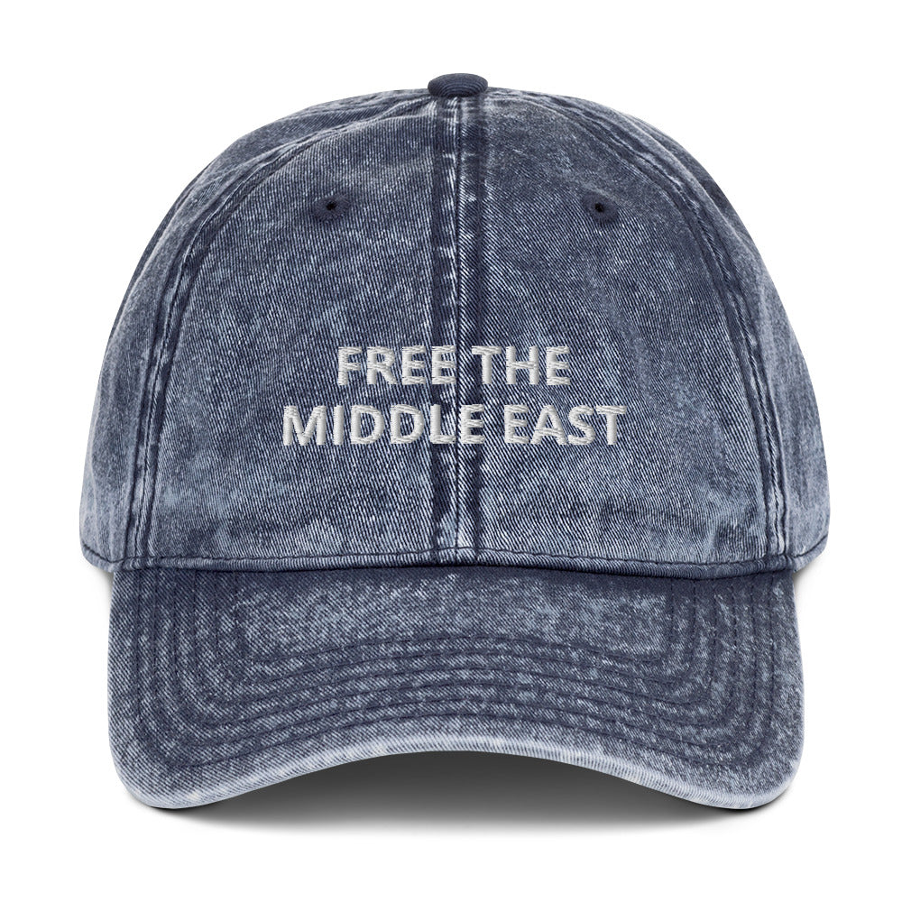 Blue Free The Middle East Hat 