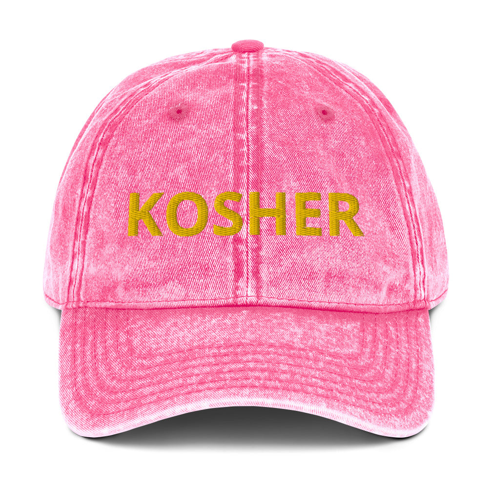 Pink kosher hat